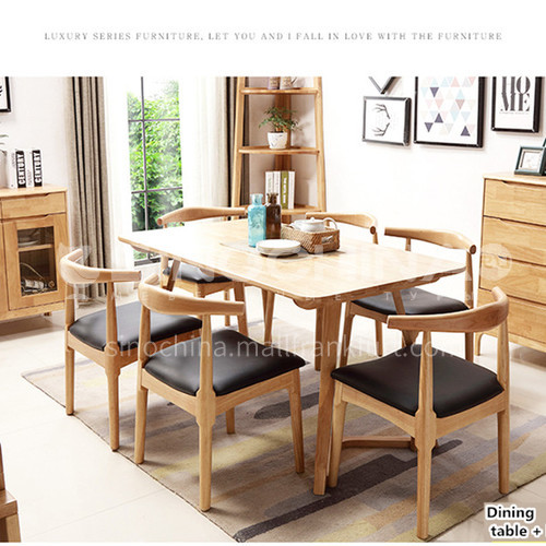 Xdd 2311 Solid Wood Dining Table Modern Minimalist Nordic Restaurant Rectangular Log Xdd 2311 Solid Wood Dining Table Modern, Restaurant Dining Tables And Chairs In The Philippines